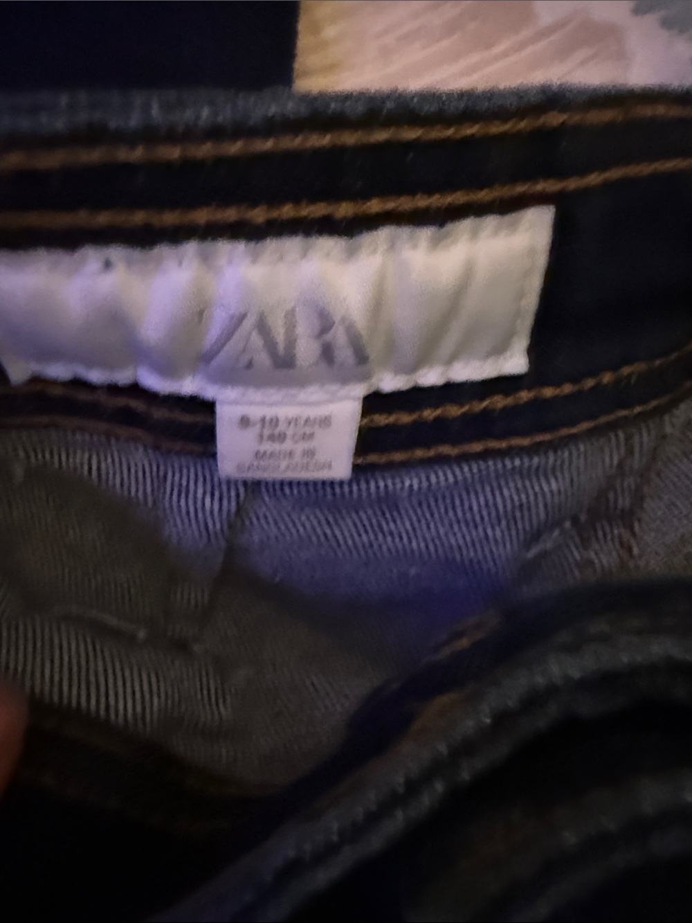 ZARA Navy wide leg  girls 9-10